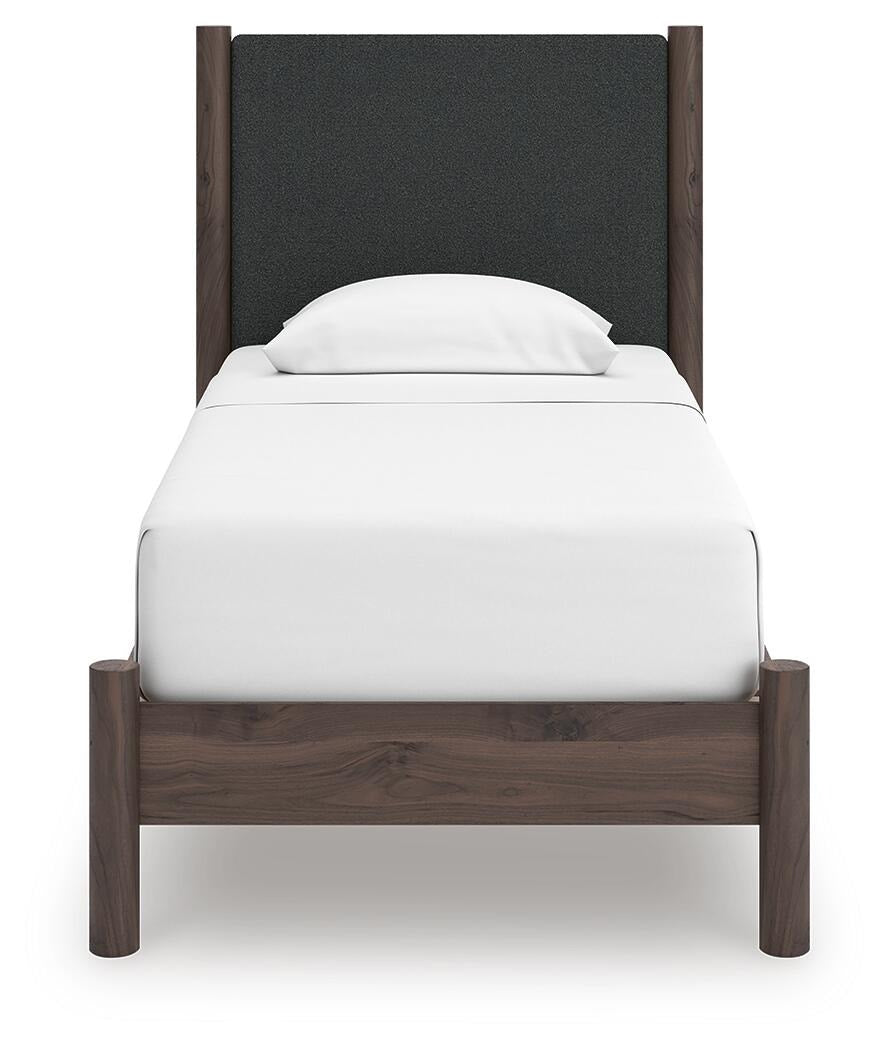 Pamytta Twin Upholstered Panel Platform Bed (PCB2614-SI) - Image 3
