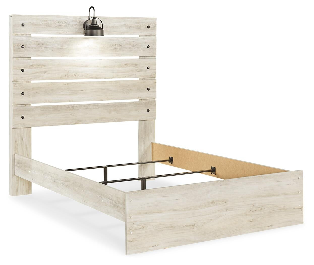 Cambeck Panel Bed (Youth) - Whitewash  (B192-SI) - Image 3