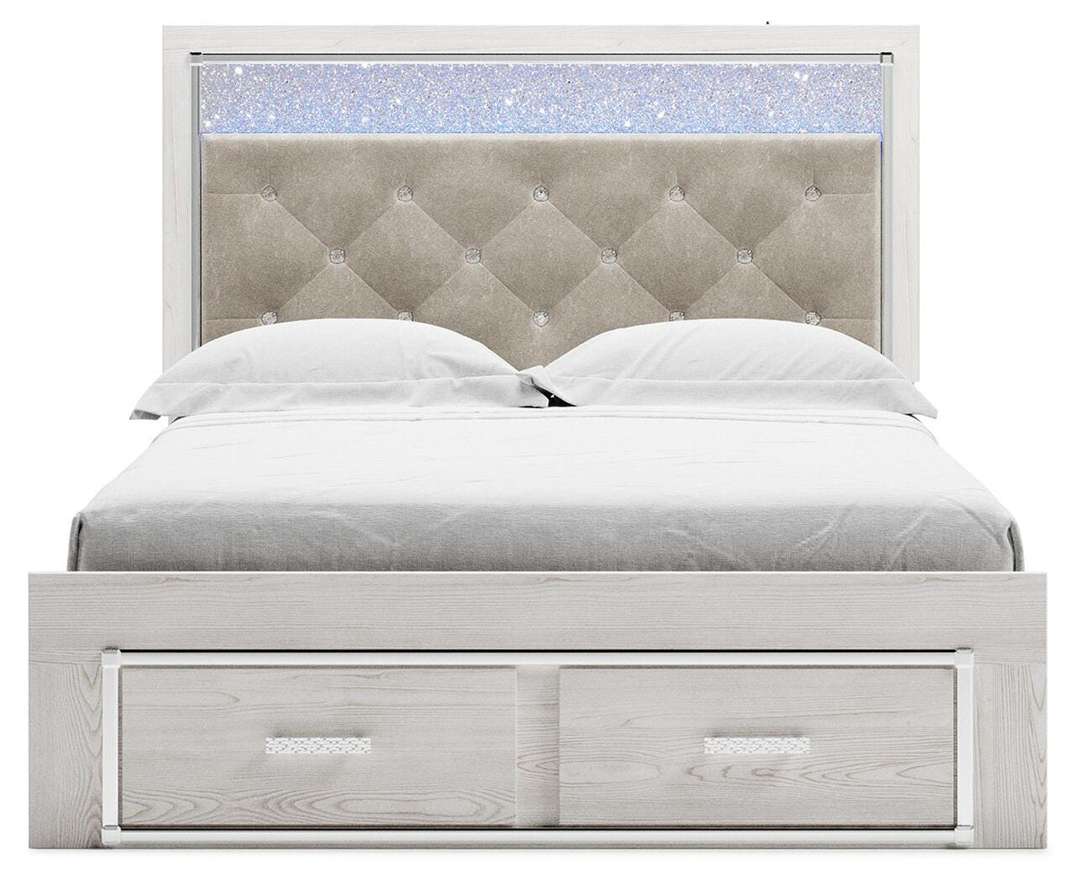 Altyra Storage Bed, Dresser Mirror, Chest and 2 Nightstands - White  (B2640-SI) - Image 16