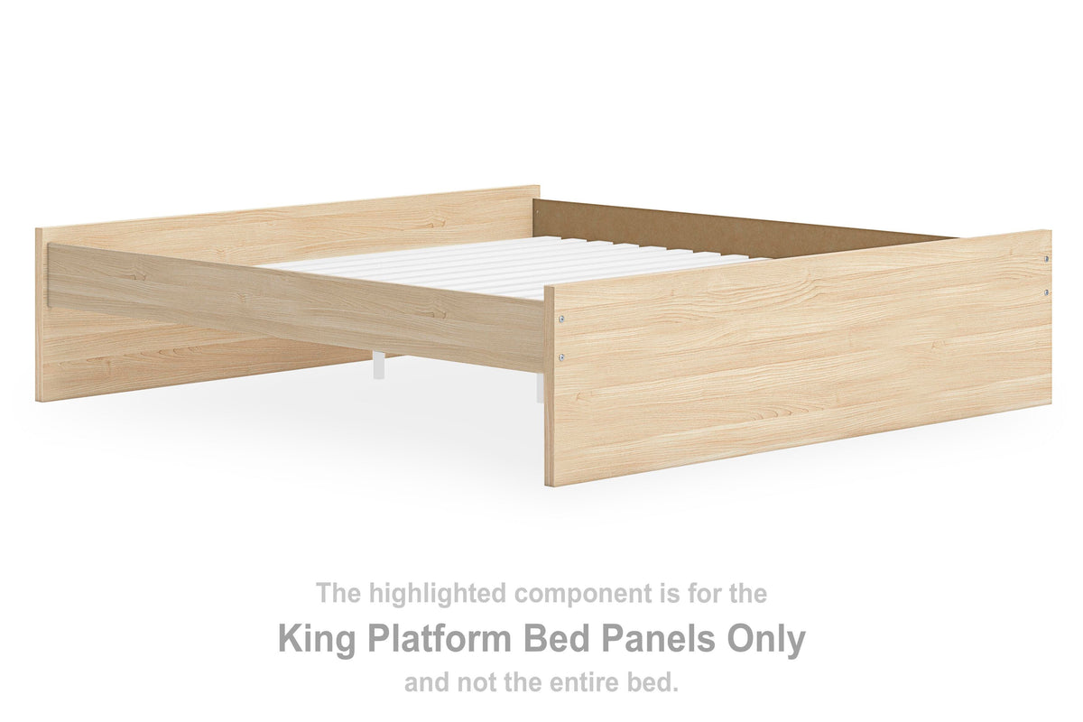 Onita Platform Bed Panels - Natural  (EB9632-SI) - Image 2