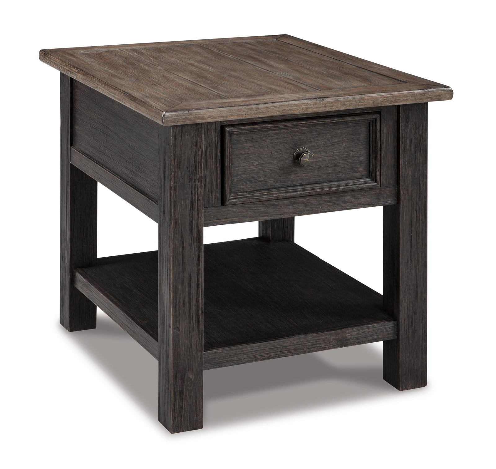 Tyler Creek End Table - Grayish Brown/Black  (T736-SI) - Image 9