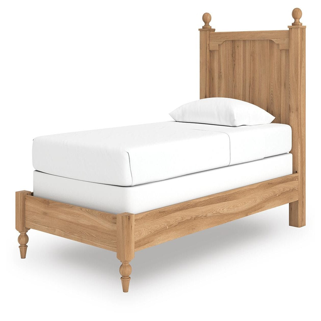Aleaport Twin Panel Bed (PCB1075-SI) - Image 2