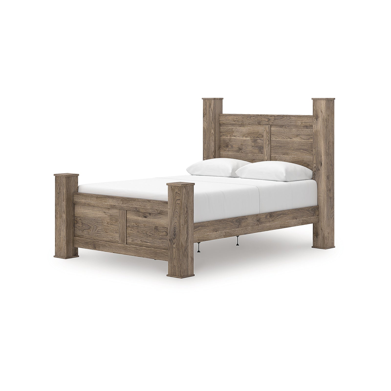 Rusticott Queen Poster Bed, Dresser and Mirror (PCB2260-SI) - Image 14