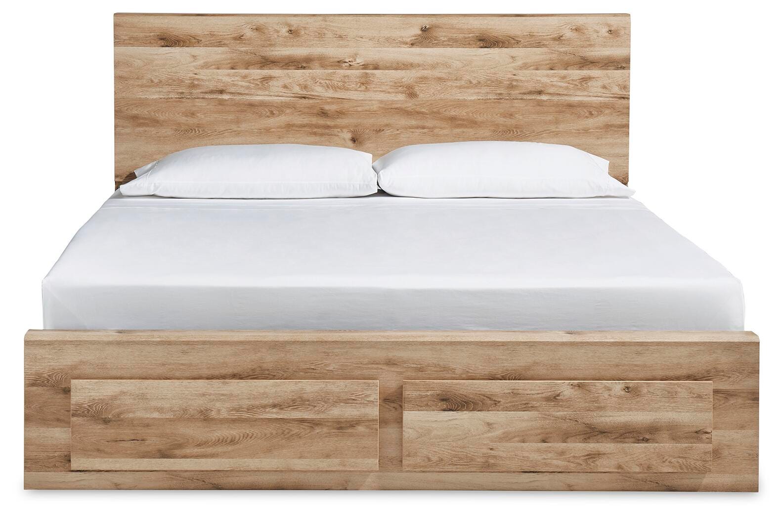 Hyanna Panel Storage Bed, Dresser, Mirror and 2 Nightstands (B1050-SI) - Image 4