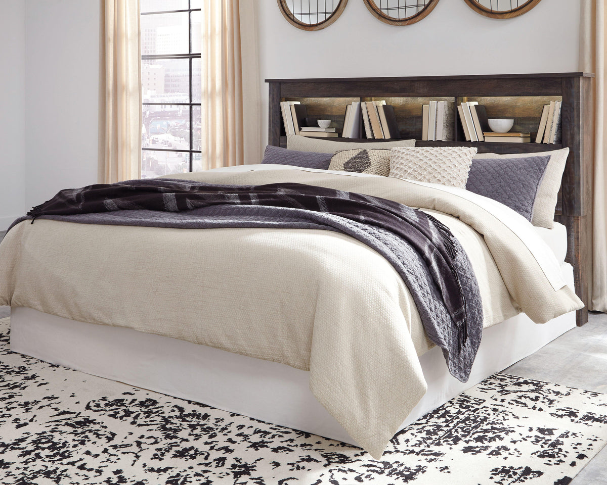 Drystan Bookcase Headboard - Multi  (B211-SI) - Image 6