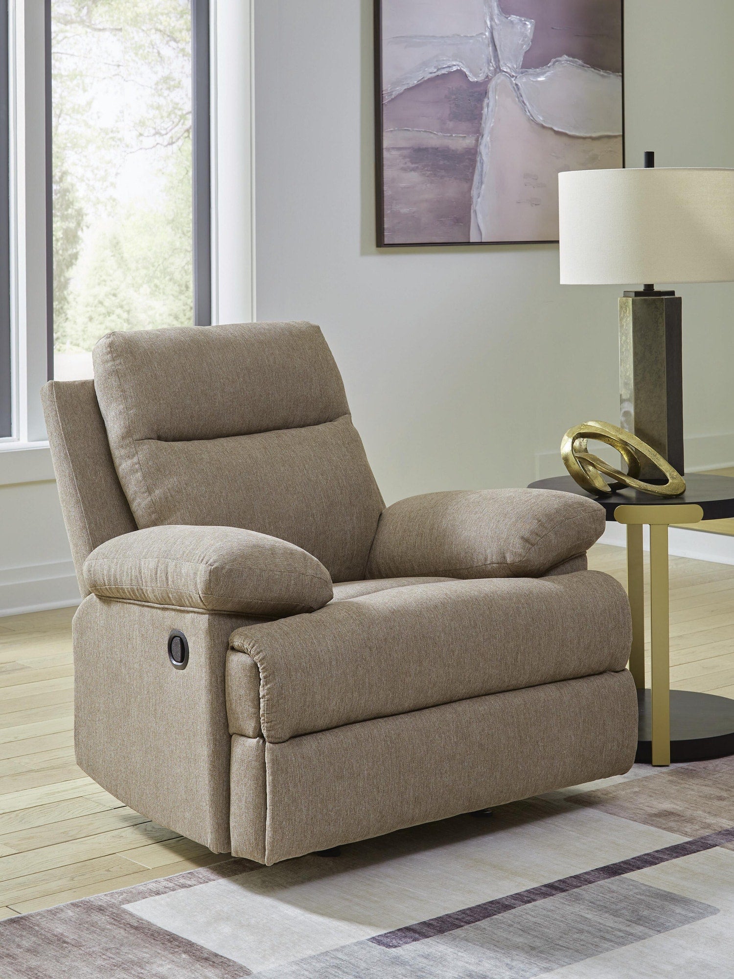 Side-Swipe Reclining Sofa with Drop Down Table (PC91405-SI) - Image 2