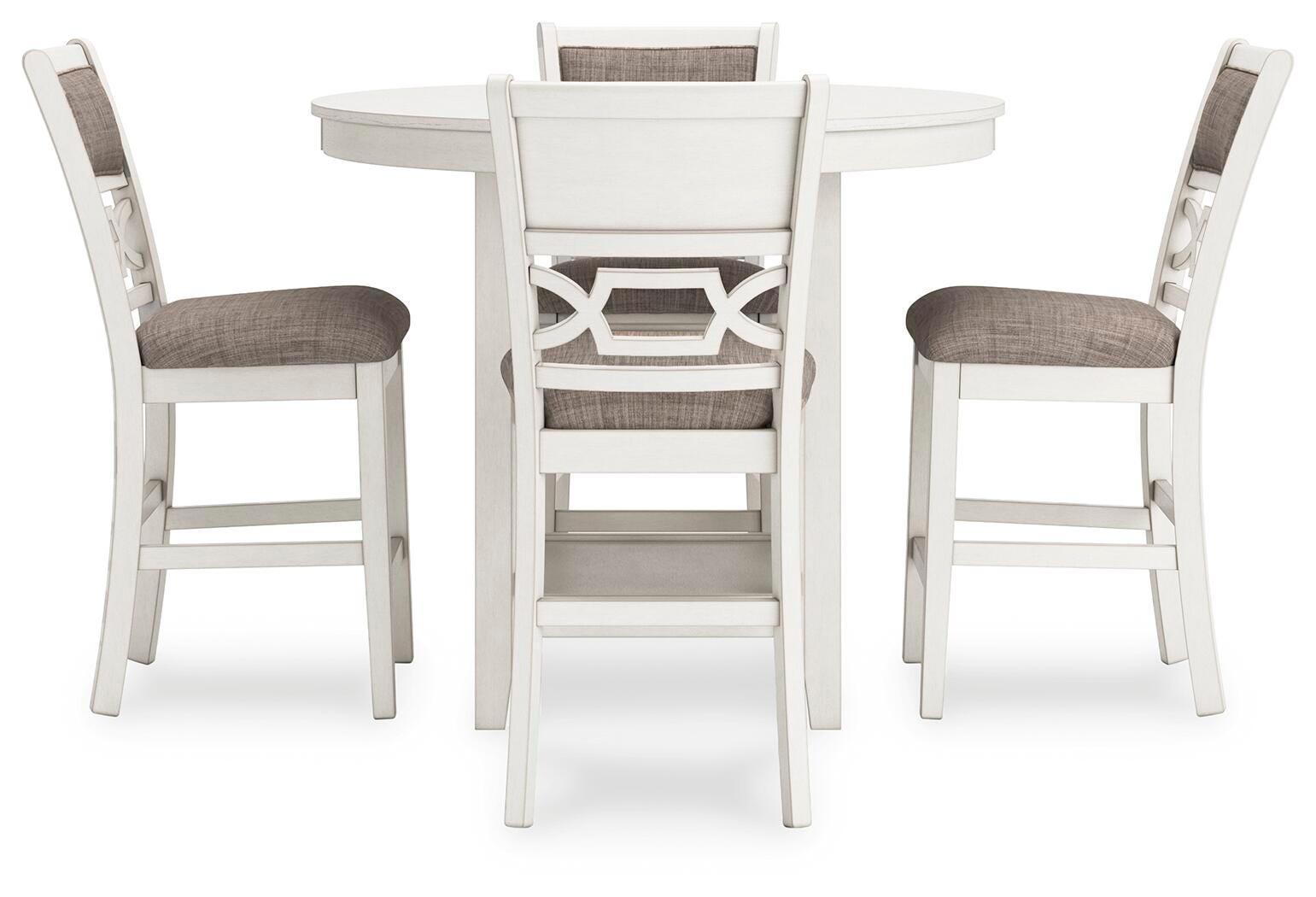 Erinberg Counter Height Dining Table and 4 Barstools (Set of 5) (D423-SI) - Image 2