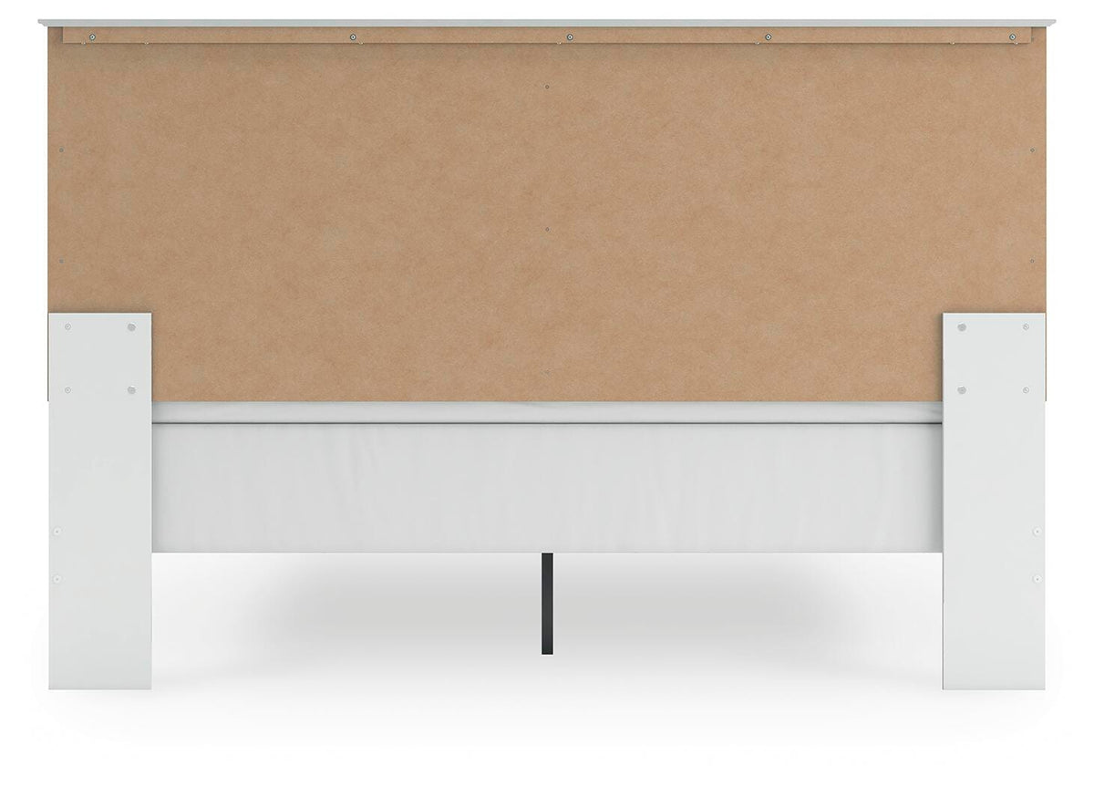 Bostwick Shoals Panel Bed, Dresser, Mirror, Chest and 2 Nightstands - White  (B139-SI) - Image 12