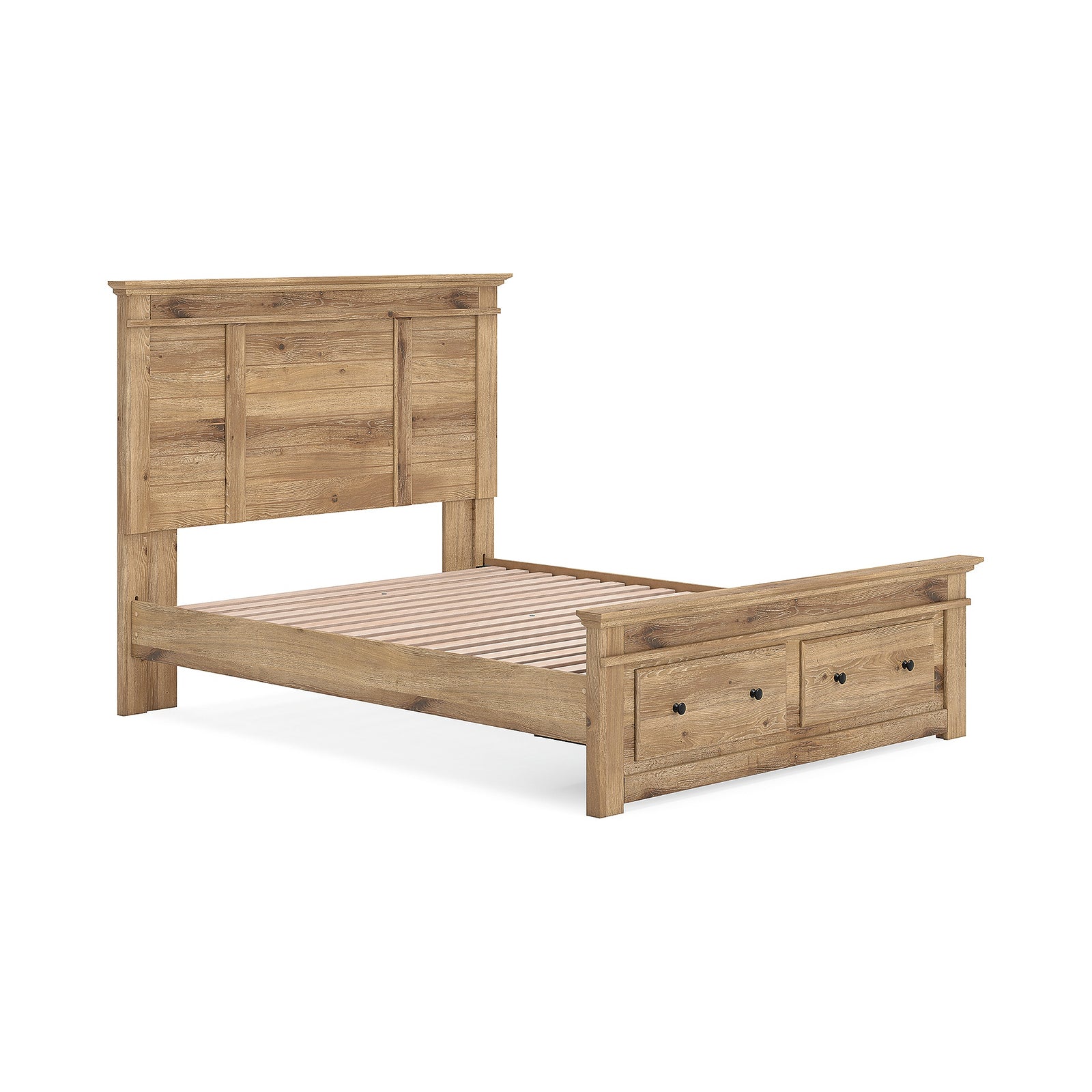 Makidern Queen Panel Storage Bed (PCB1170-SI) - Image 2