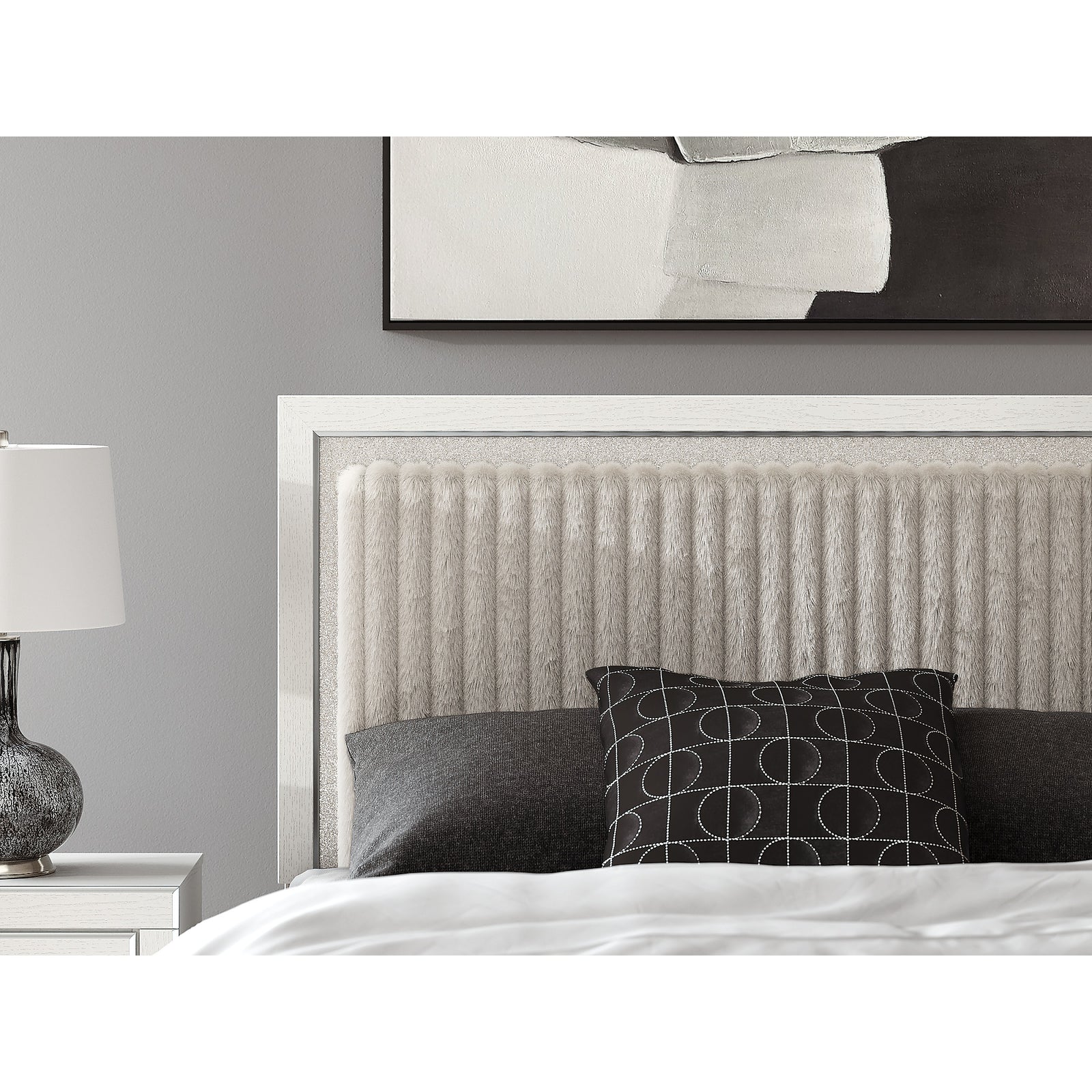 Zuraleus Queen Upholstered Panel Platform Storage Bed (PCB3381-SI) - Image 7
