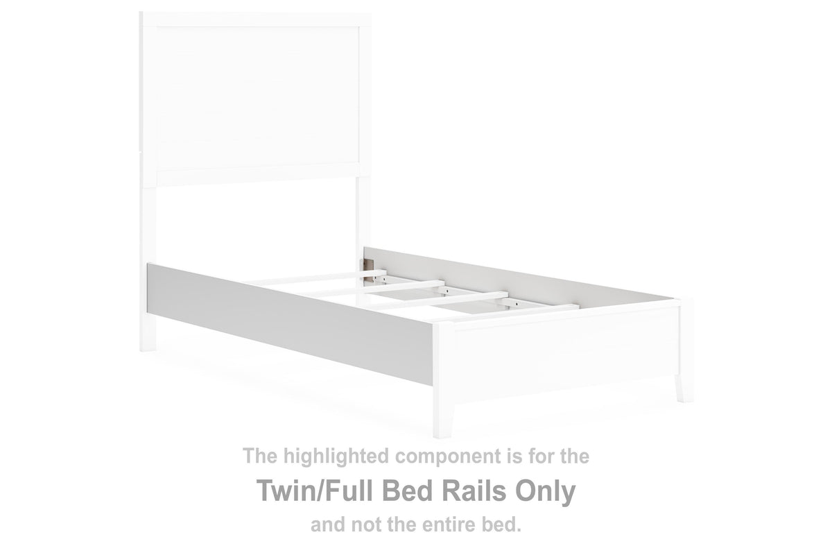 Binterglen Bed Rails (Youth) - White  (B427-SI)