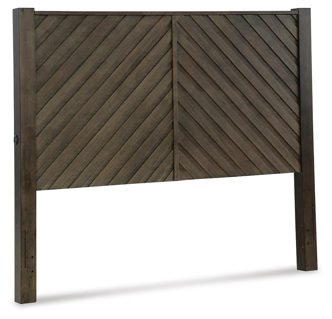 Arkenton Panel Headboard - Grayish Brown  (B786-SI) - Image 2