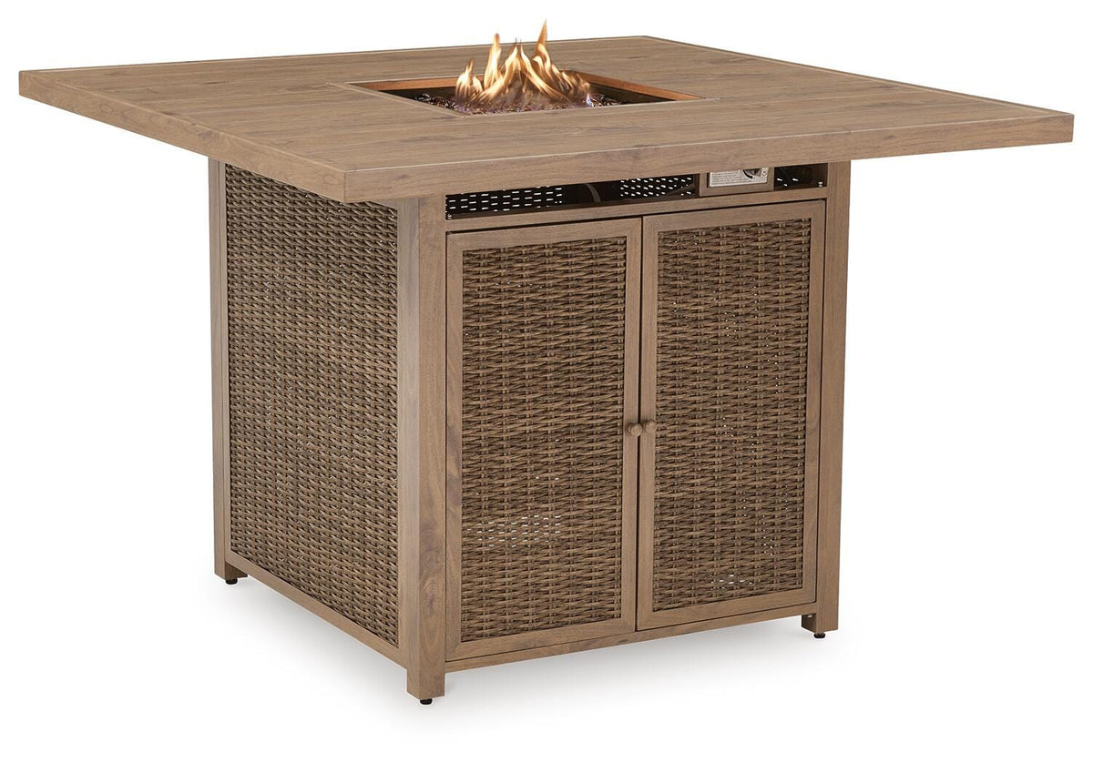 Walton Bridge Outdoor Bar Table and 4 Barstools (P749-SI) - Image 5