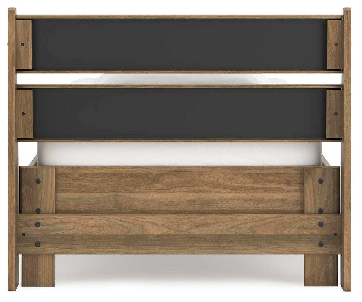 Deanlow Platform Panel Bed (Youth) - Honey  (EB1866-SI) - Image 5