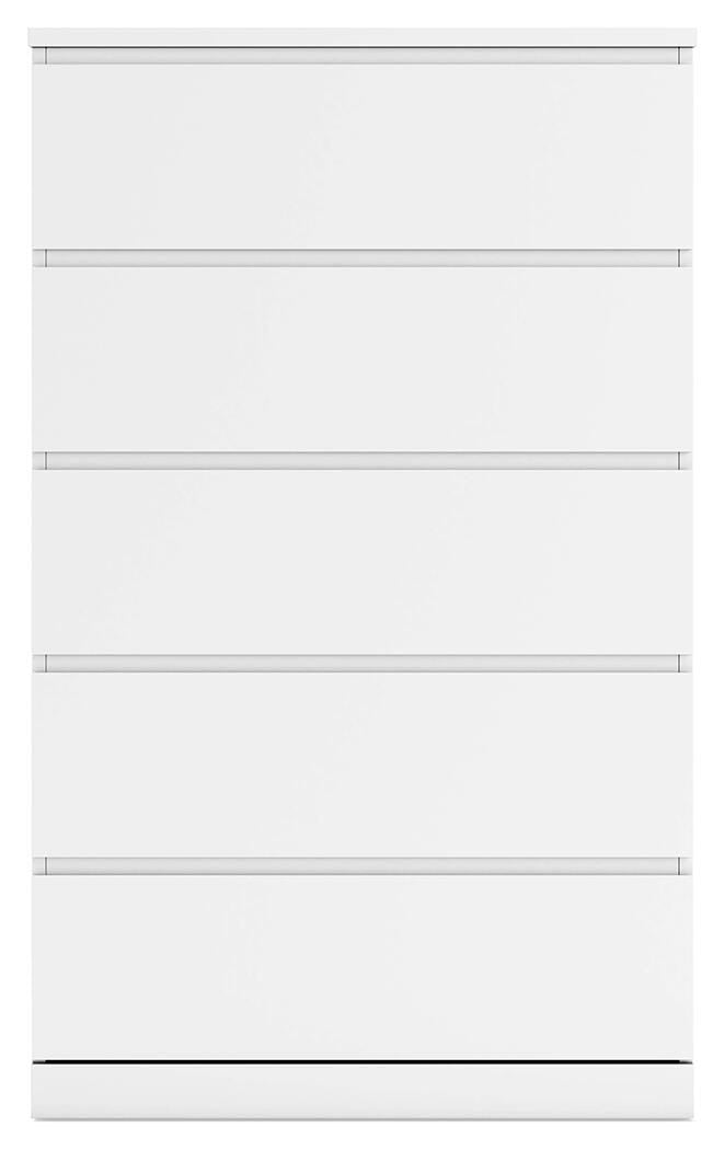 Onita Chest of Drawers - White  (EB9630-SI)