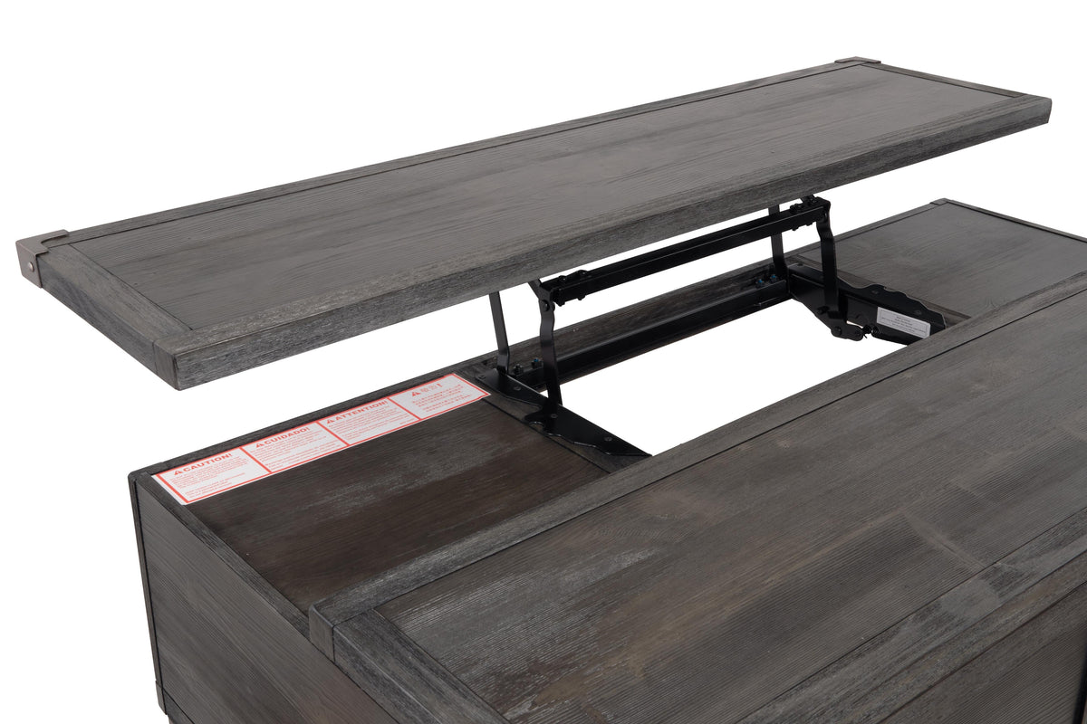 Todoe Coffee Table with Lift Top - Dark Gray  (T901-SI) - Image 13