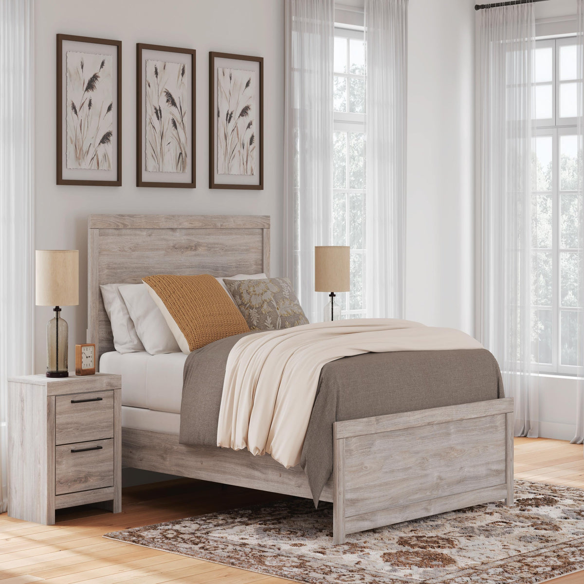 Broachmyn Queen Panel Bed (PCB1120-SI) - Image 8