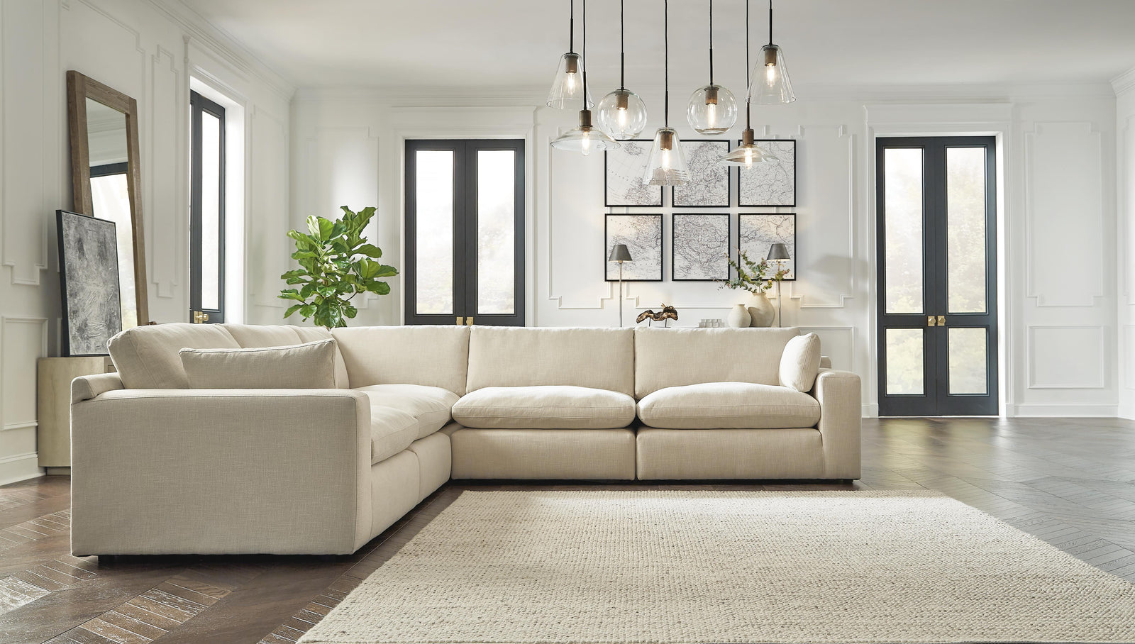 Elyza 5-Piece Sectional (10006-SI) - Image 3