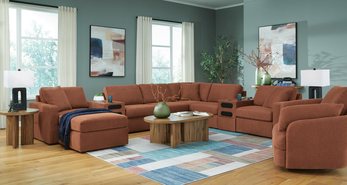 Modmax 4-Piece Sectional with Storage Chaise (92102-SI)