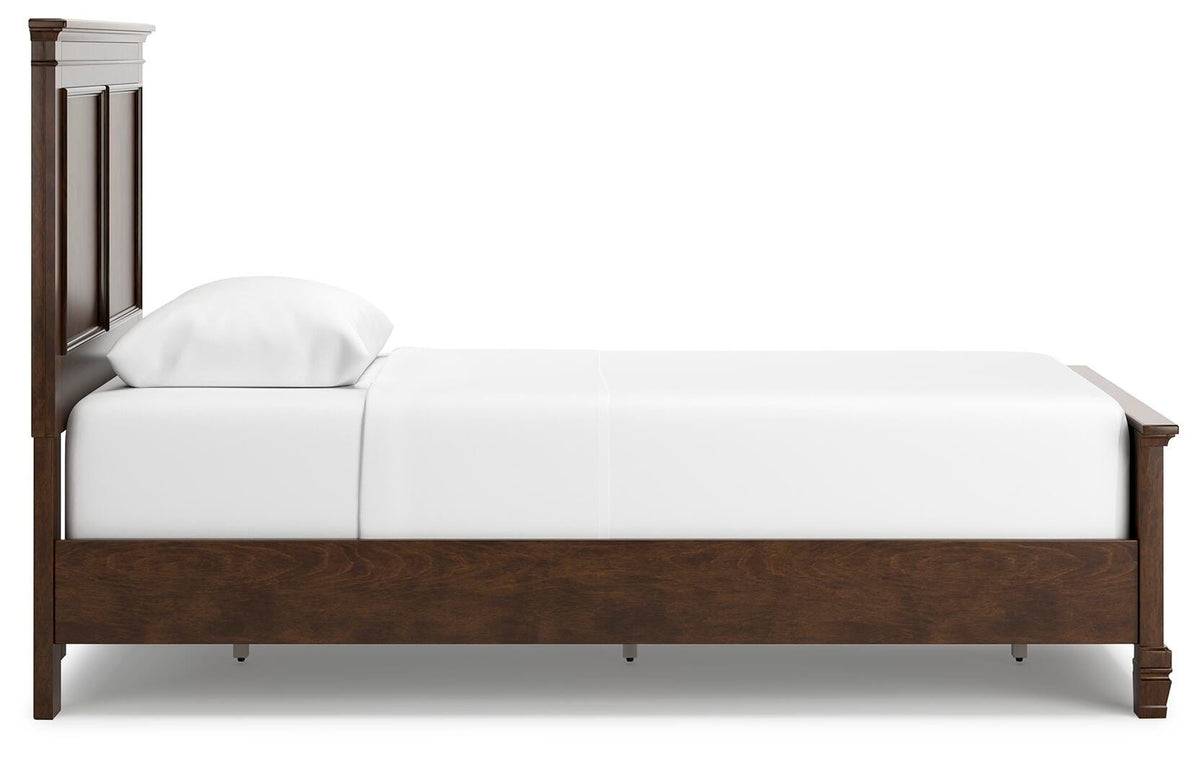 Danabrin Panel Bed, Dresser and Mirror - Brown  (B685-SI) - Image 9