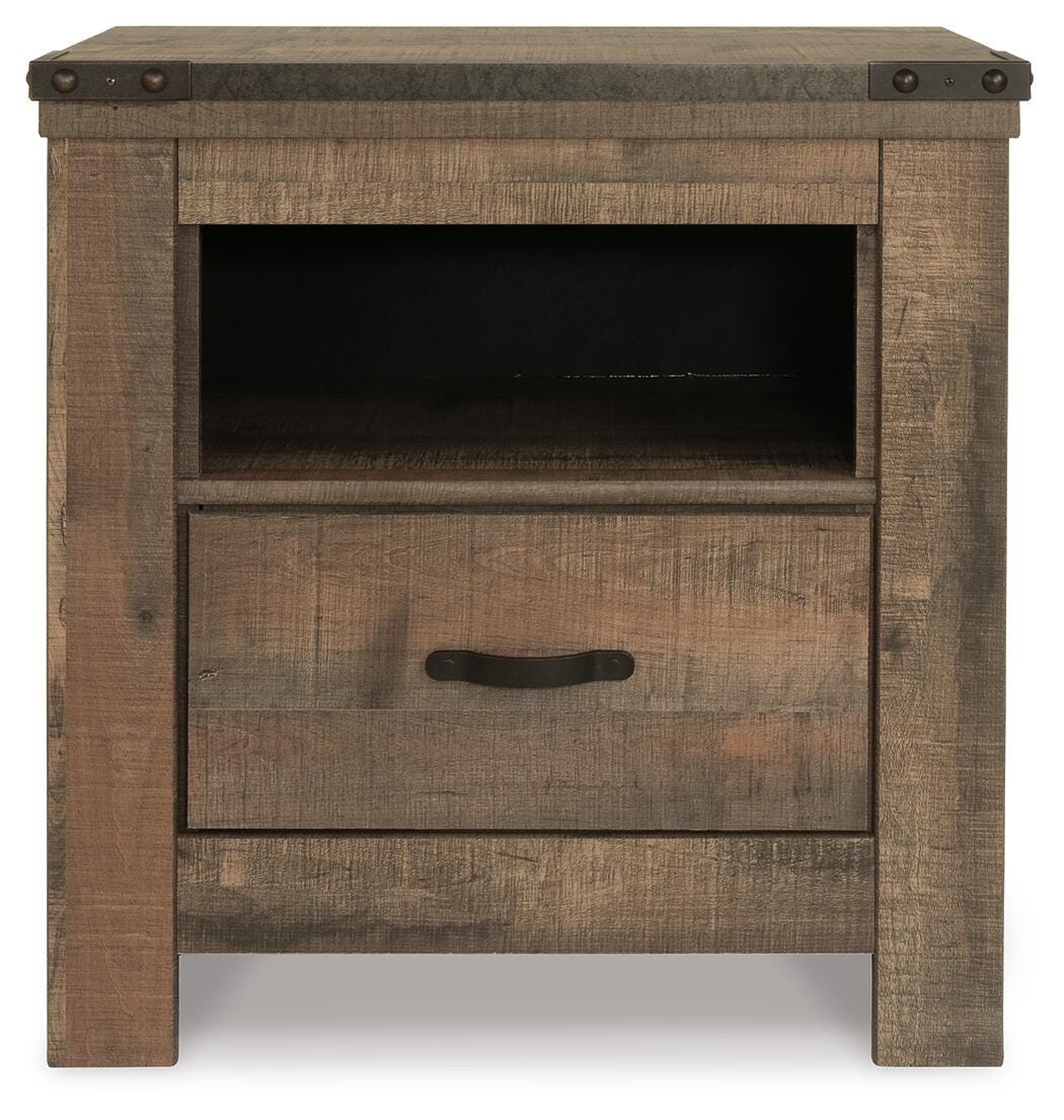 Trinell Nightstand - Brown  (B446-SI)