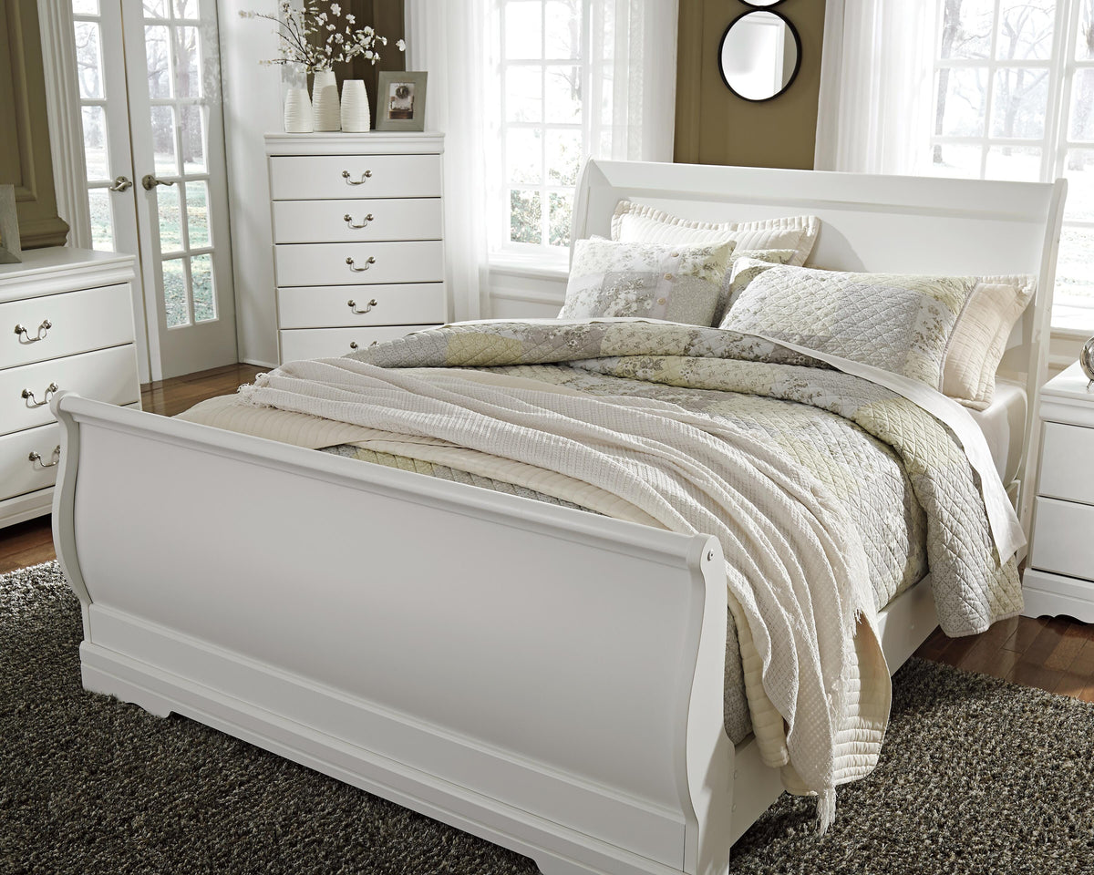 Anarasia Sleigh Headboard (Youth) - White  (B129-SI) - Image 16