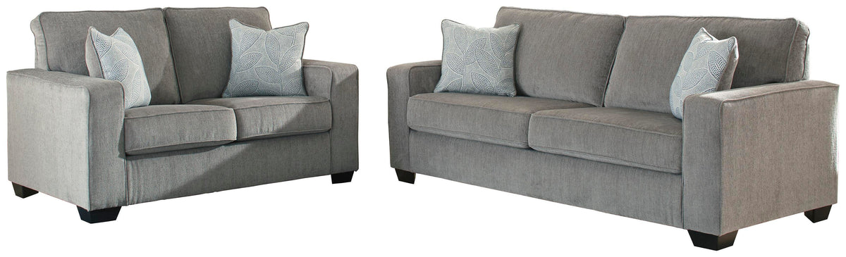 Altari Sofa and Loveseat (87214-SI)