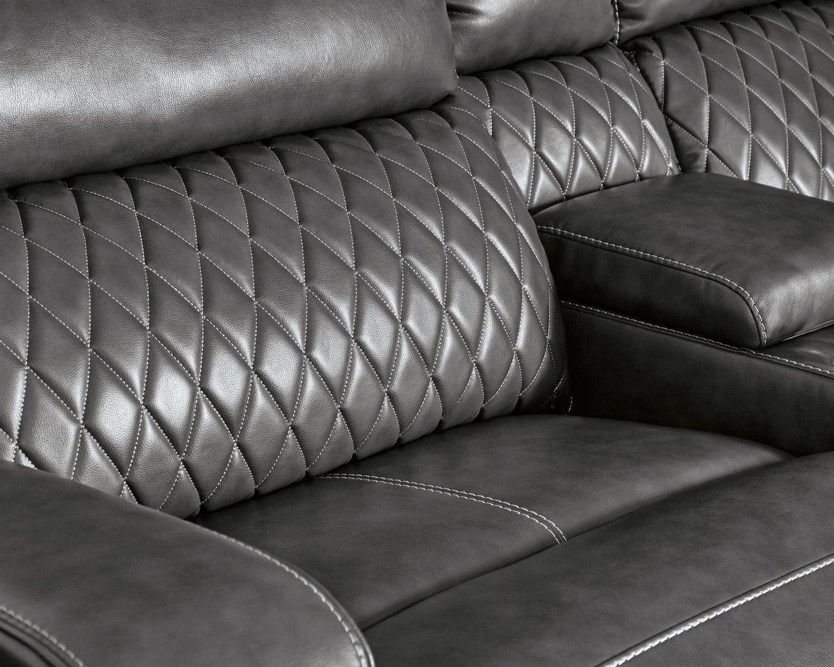 Samperstone 5-Piece Power Reclining Sectional (55203-SI) - Image 4