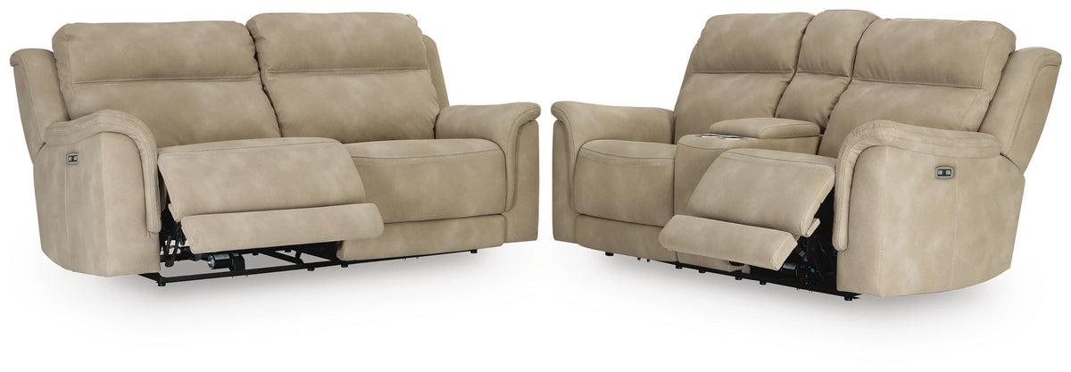 Next-Gen Durapella Power Reclining Sofa and Loveseat (59302-SI) - Image 2
