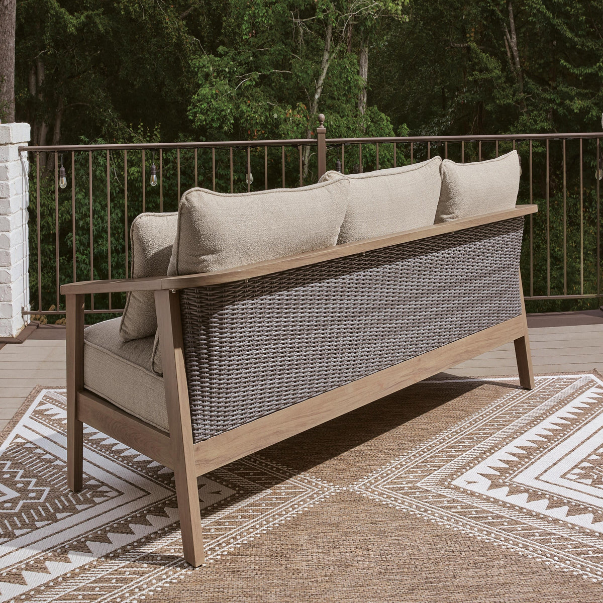 Harmony Headlands Outdoor Sofa with Cushion (PCP428-SI) - Image 17