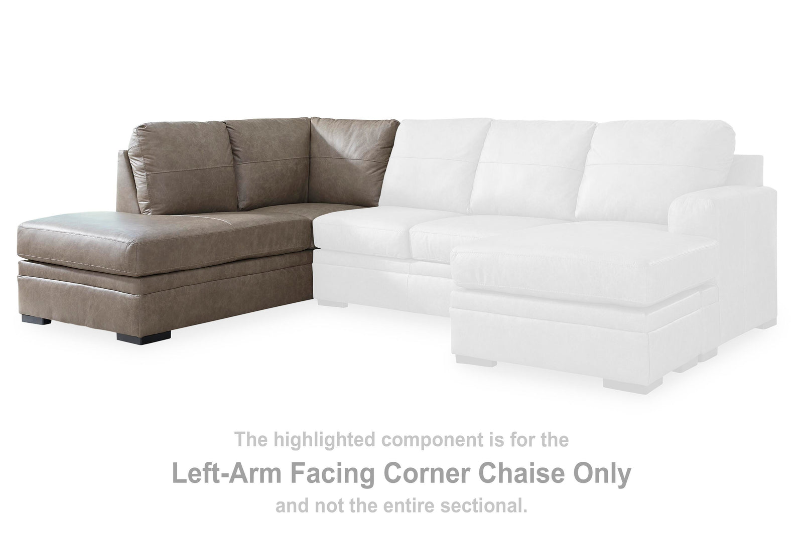 Amuleto Left-Arm Facing Sofa Chaise (22405-SI) - Image 15