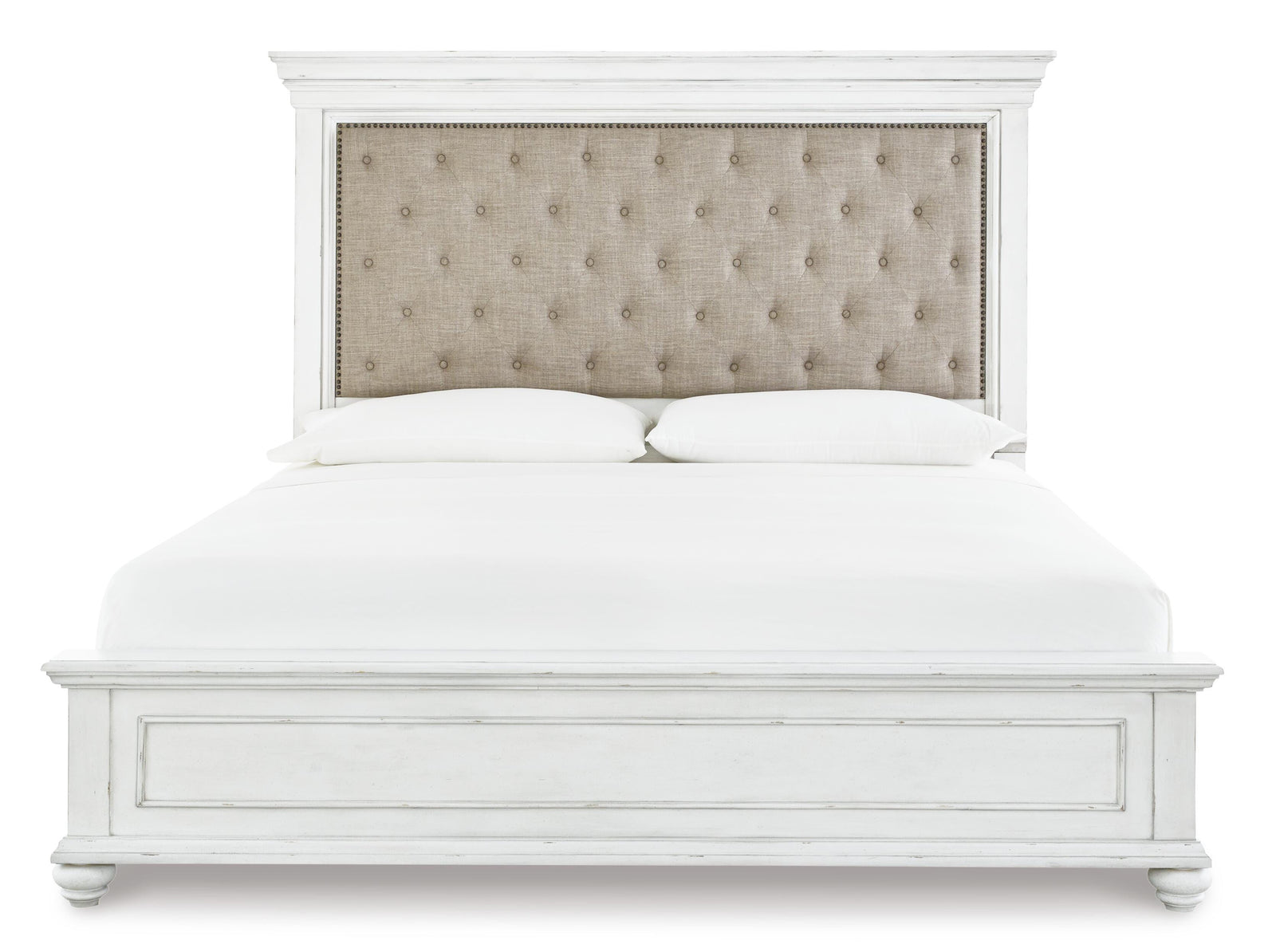 Kanwyn Panel Bed - Whitewash  (B777-SI) - Image 6