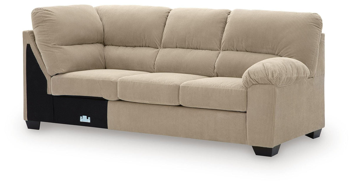 SimpleJoy Left-Arm Facing Sofa with Corner Wedge (24203-SI) - Image 24