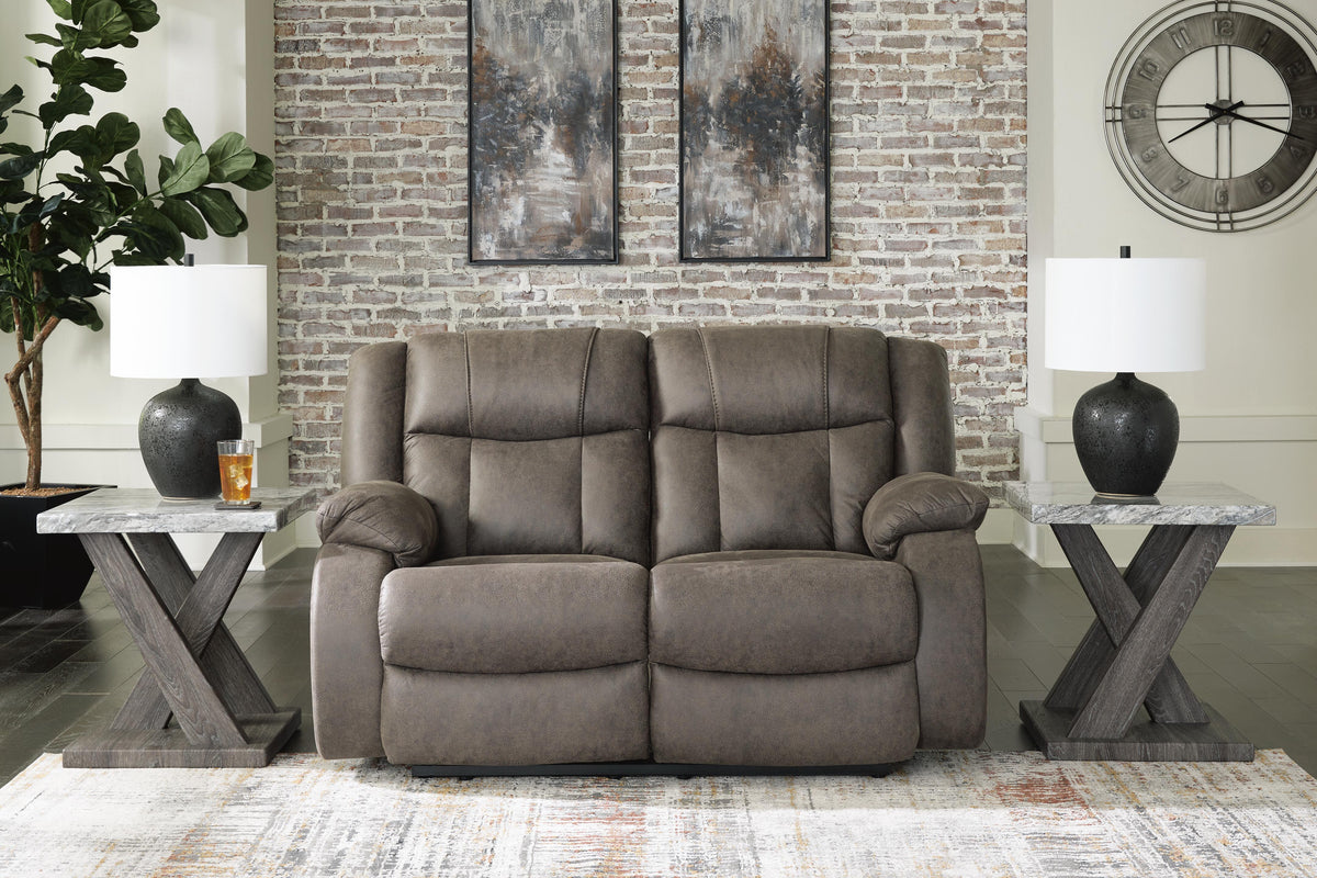 First Base Reclining Sofa, Loveseat and Recliner (68804-SI) - Image 21