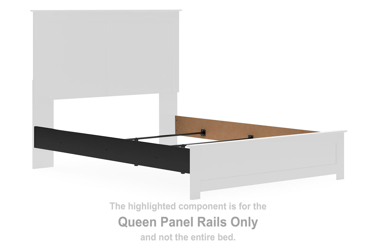 Maribel Panel Rails - Black  (B138-SI) - Image 4