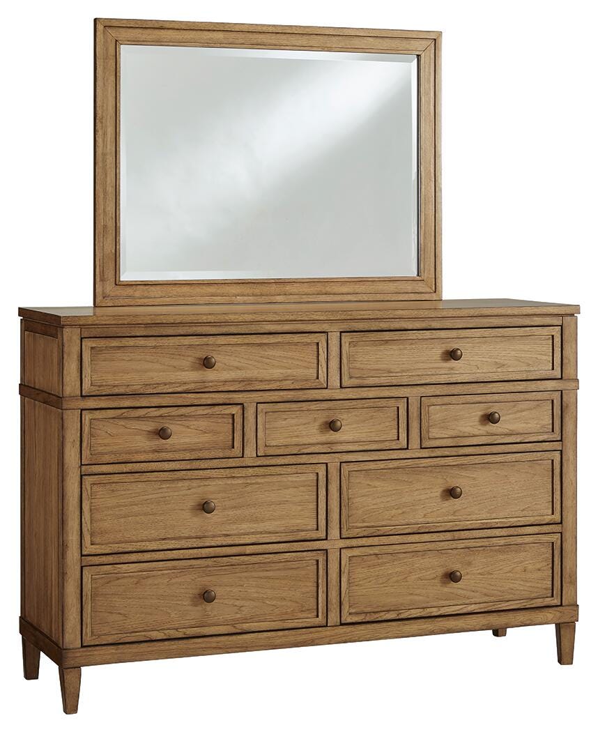 Sharlance Dresser and Mirror - Brown  (B895-SI)