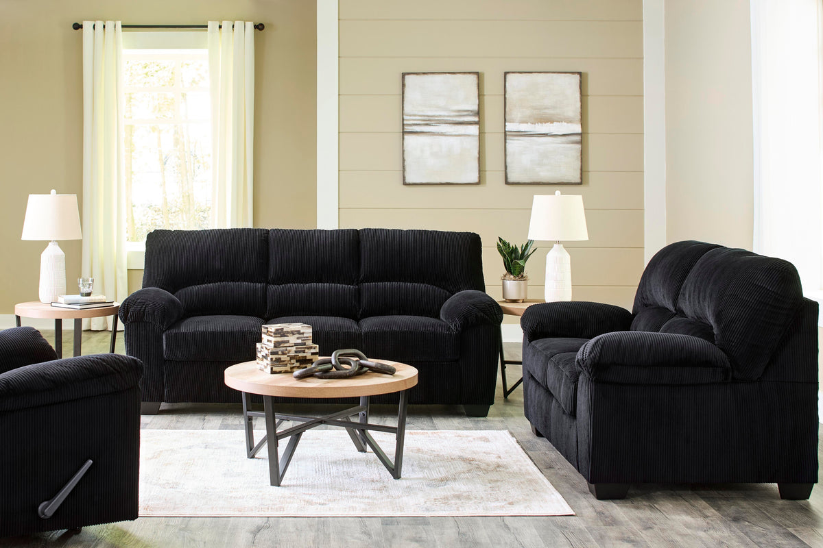 SimpleJoy Armless Loveseat (24204-SI)
