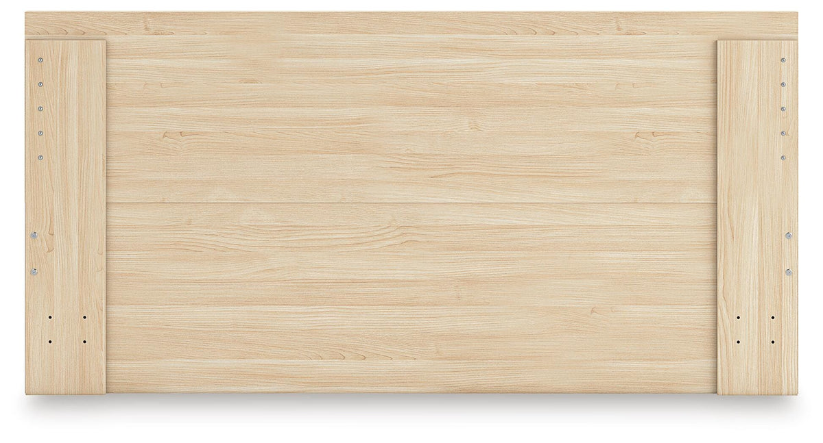 Onita Panel Platform Bed with 1 Side Storage - Natural  (EB9632-SI) - Image 7