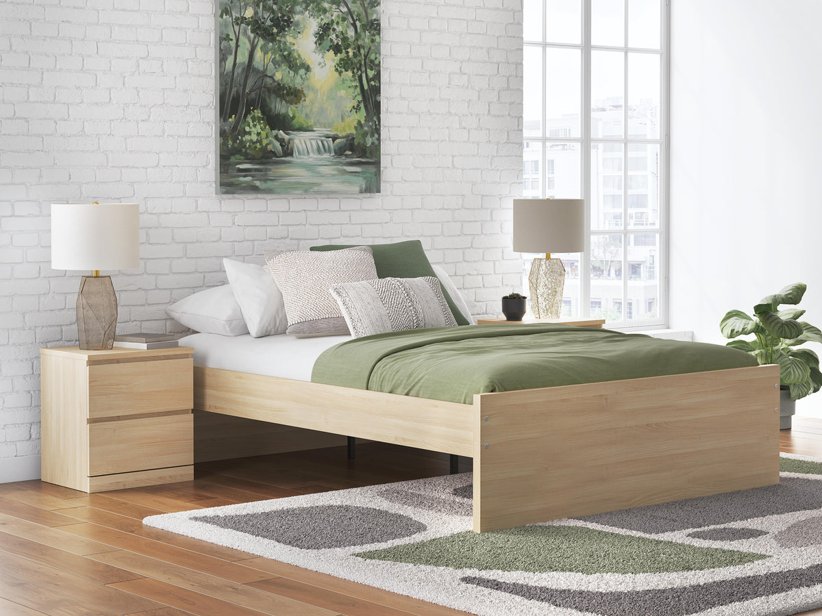 Onita Platform Bed - Natural  (EB9632-SI) - Image 8
