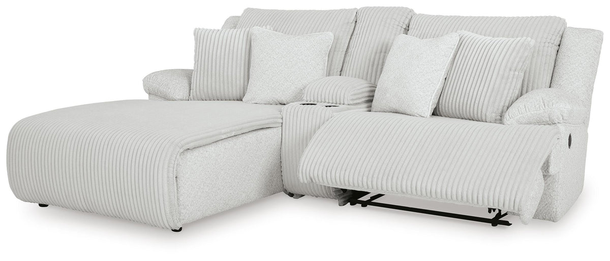 Top Tier 3-Piece Reclining Sectional Sofa with Chaise (92706-SI) - Image 2