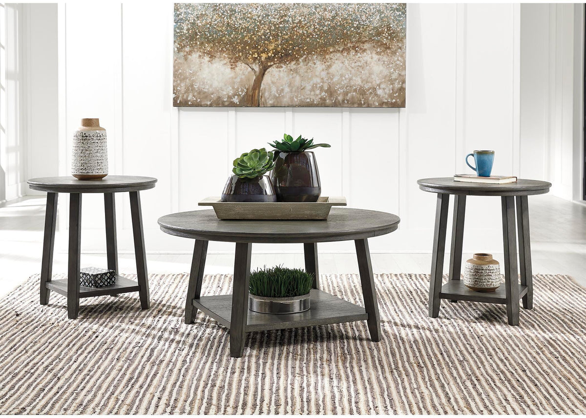 Caitbrook Table (Set of 3) - Gray  (T188-SI) - Image 2