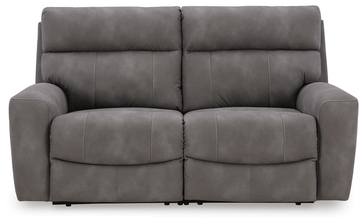 Next-Gen Durapella 2-Piece Power Reclining Sectional Loveseat (61003-SI)