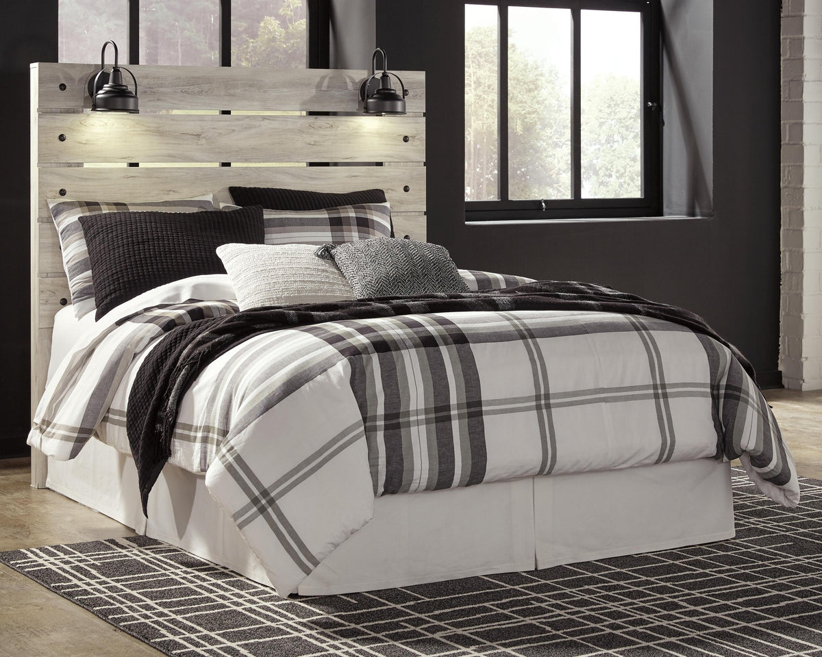 Cambeck Panel Headboard - Whitewash  (B192-SI) - Image 17