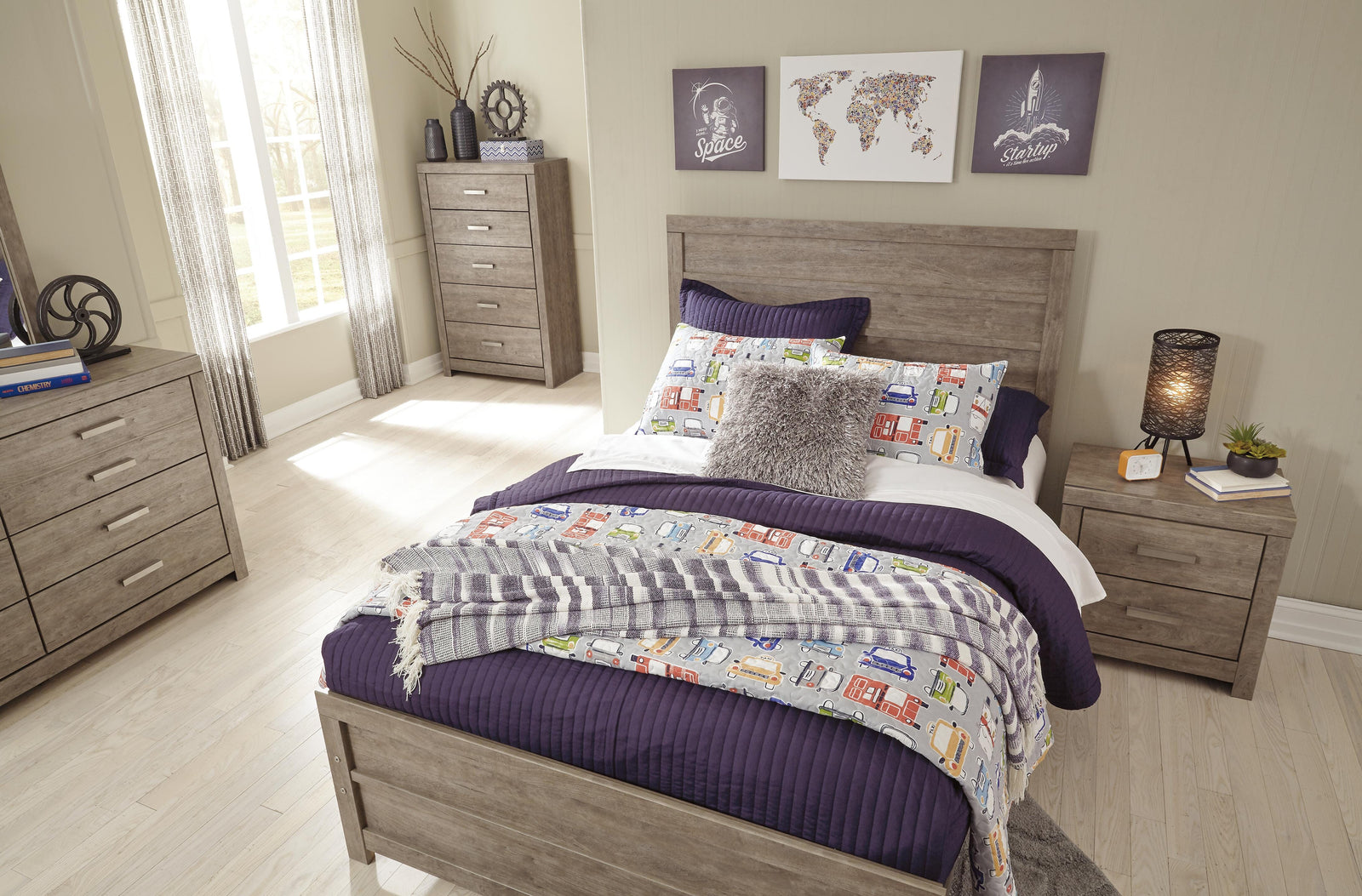Culverbach Panel Headboard/Footboard - Gray  (B070-SI) - Image 10