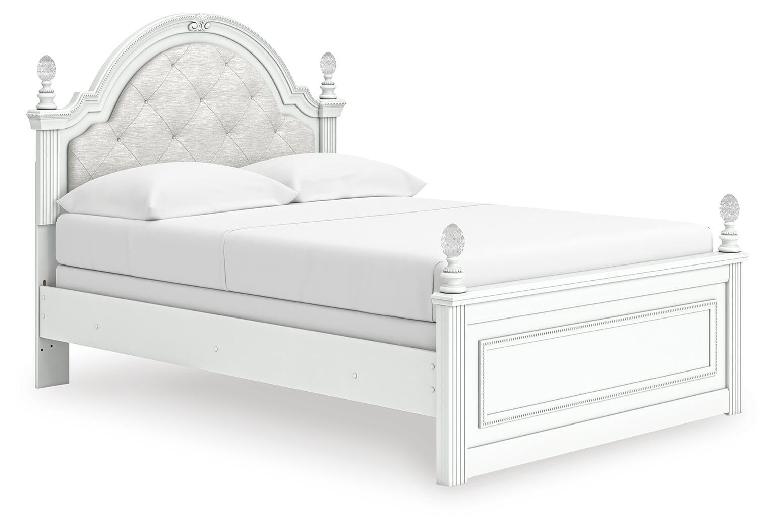 Kozlani Full Upholstered Panel Bed, Dresser and Mirror (PCB1819-SI) - Image 3