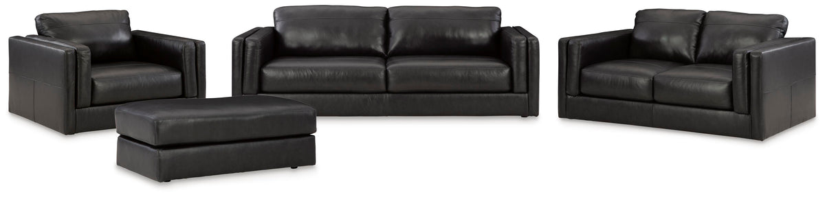Amiata Sofa, Loveseat, Oversized Chair and Ottoman (57405-SI)