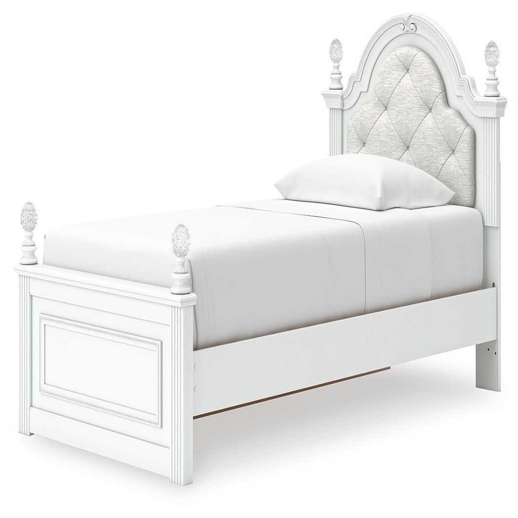 Kozlani Twin Upholstered Panel Storage Bed (PCB1819-SI) - Image 5