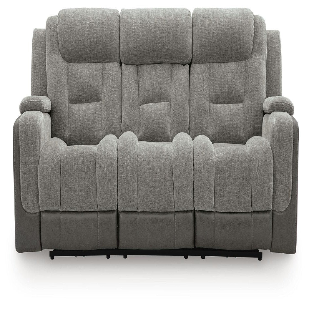 Mixed Motion Power Reclining Loveseat with Console (PC83505-SI) - Image 7