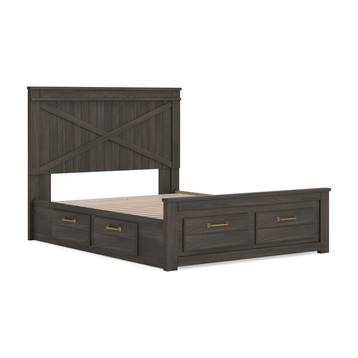 Vonitta Bay Queen Panel Storage Bed (PCB2648-SI) - Image 3