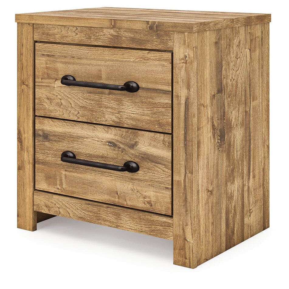Maystonna King Crossbuck Panel Bed, Dresser, Mirror and Nightstand (PCB1580-SI) - Image 22